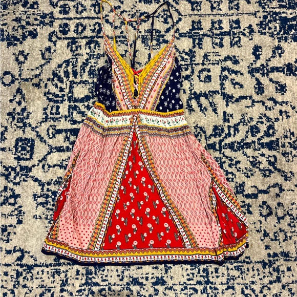 Aqua Dresses & Skirts - Aqua Boho Dress